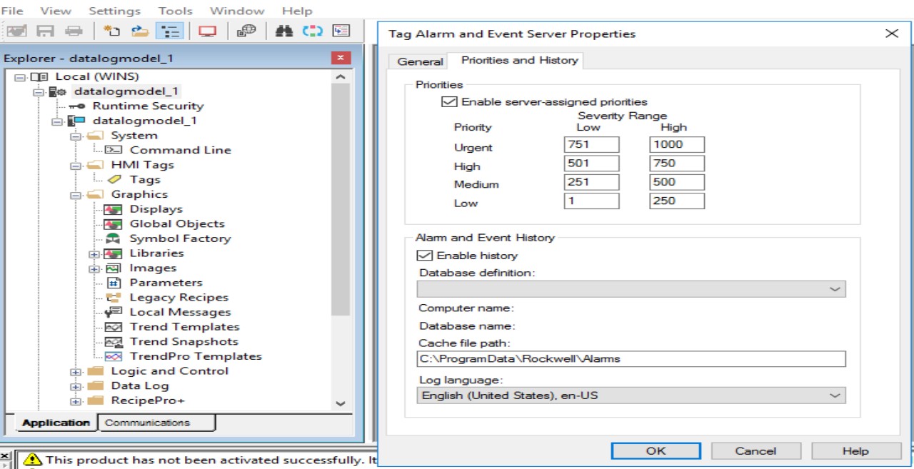 FactoryTalk View SE Alarms And Events